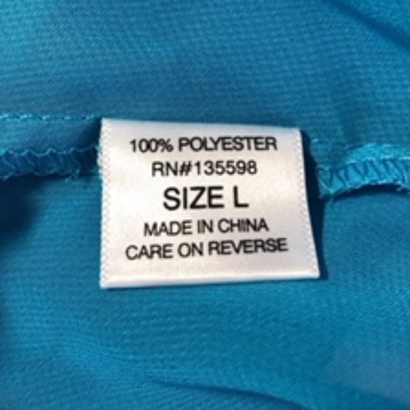 NWT Liberty Love Sleeveless Sheer Button Down Coverup/Tunic/Dress Size L - Picture 8 of 9